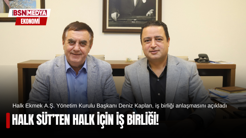 Halk Süt’ten halk için iş birliği