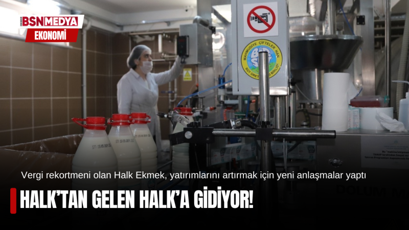 Halk’tan gelen halk’a gidiyor!