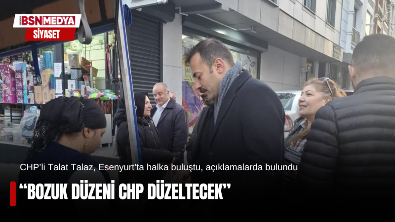 “Bozuk düzeni CHP düzeltecek”