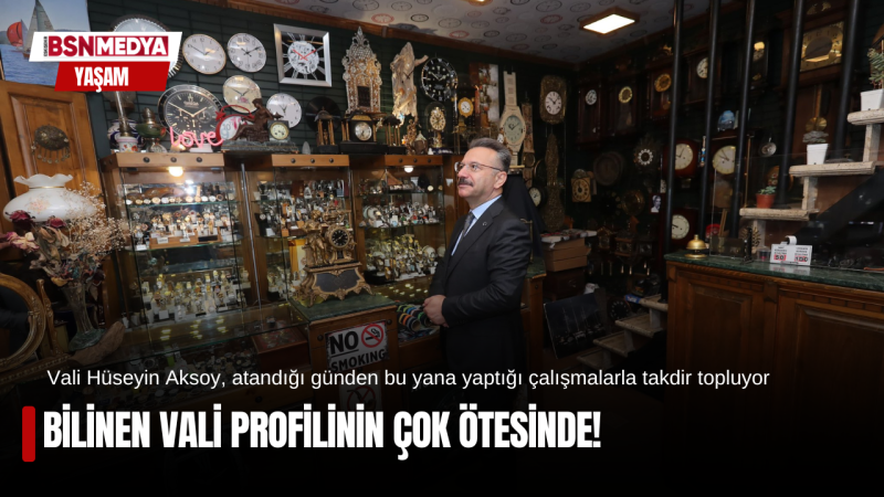 Bilinen vali profilinin çok ötesinde!